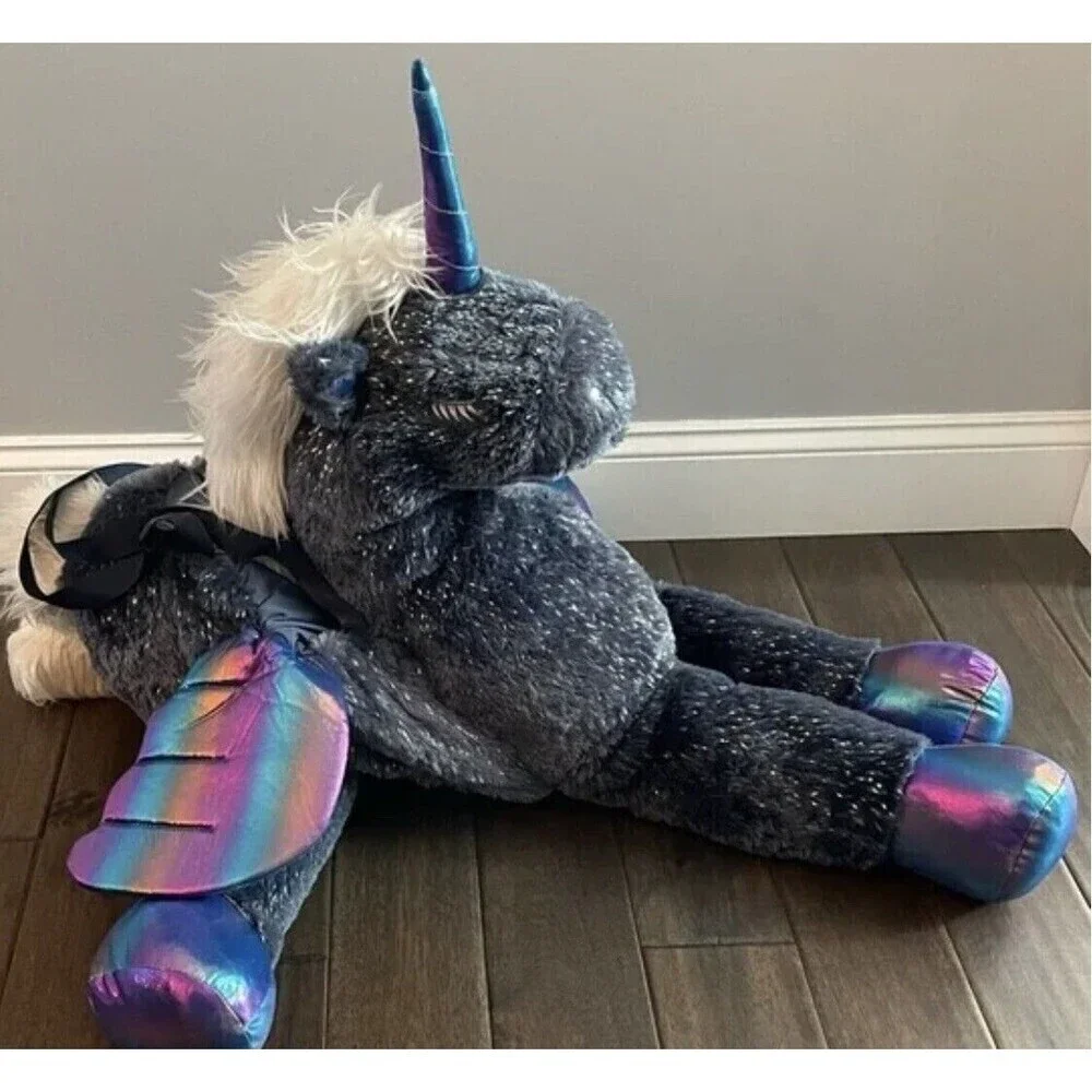 Justice Gray Blue 26” Plush Step In Costume Doll Stuffed Animal Retired